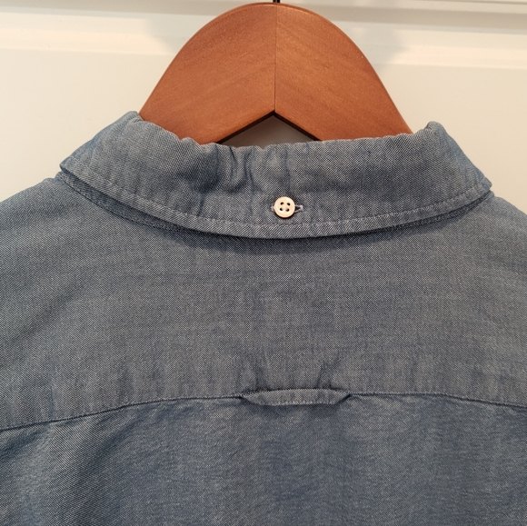SOLD Oxford chambray button-down shirt - Picture 5 of 8